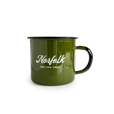 Enamel Camping Mugs - Green