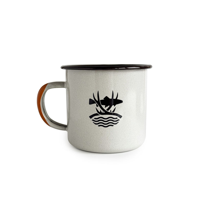 Enamel Camping Mugs - Bone