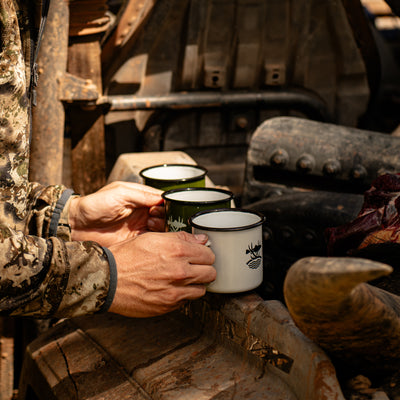 Enamel Camping Mugs - 2 Pack