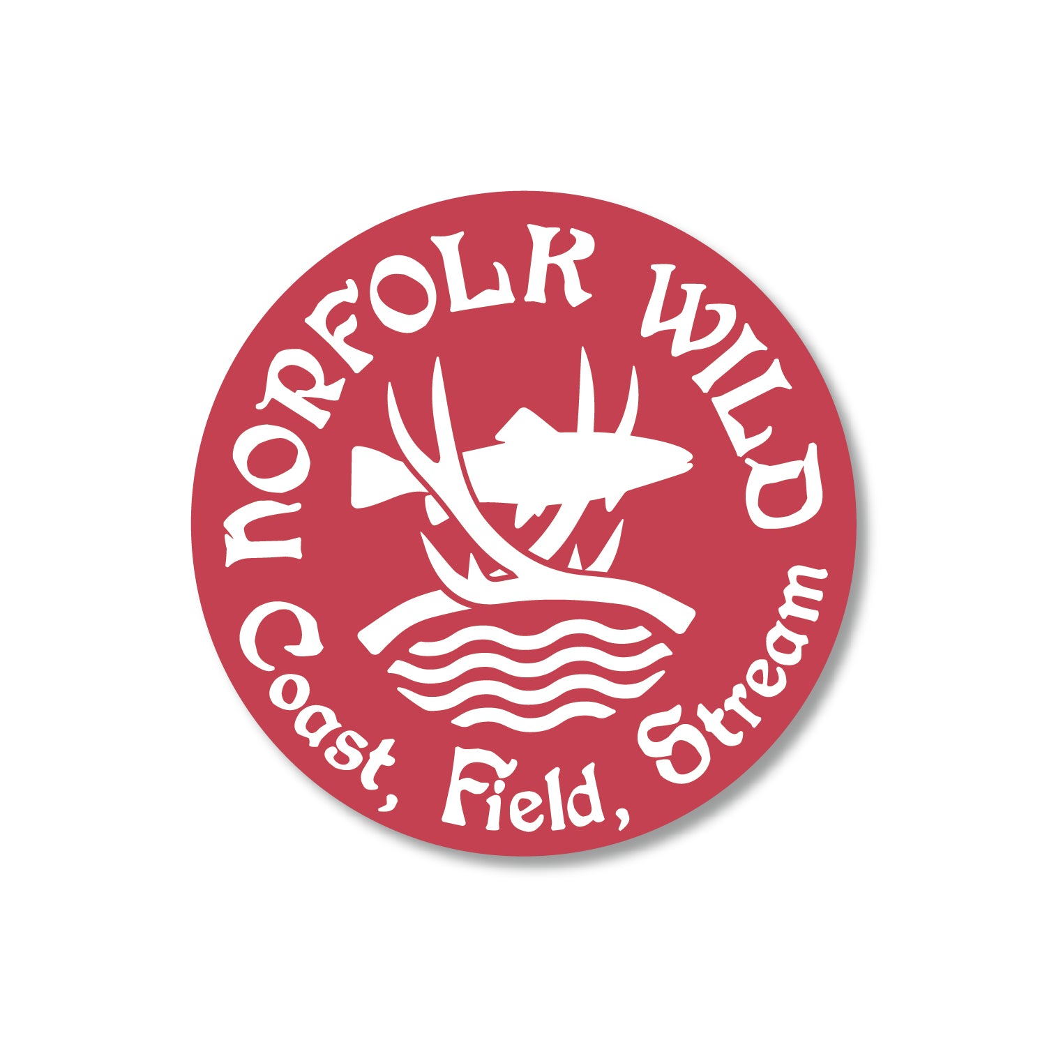 Original Sticker - Crimson