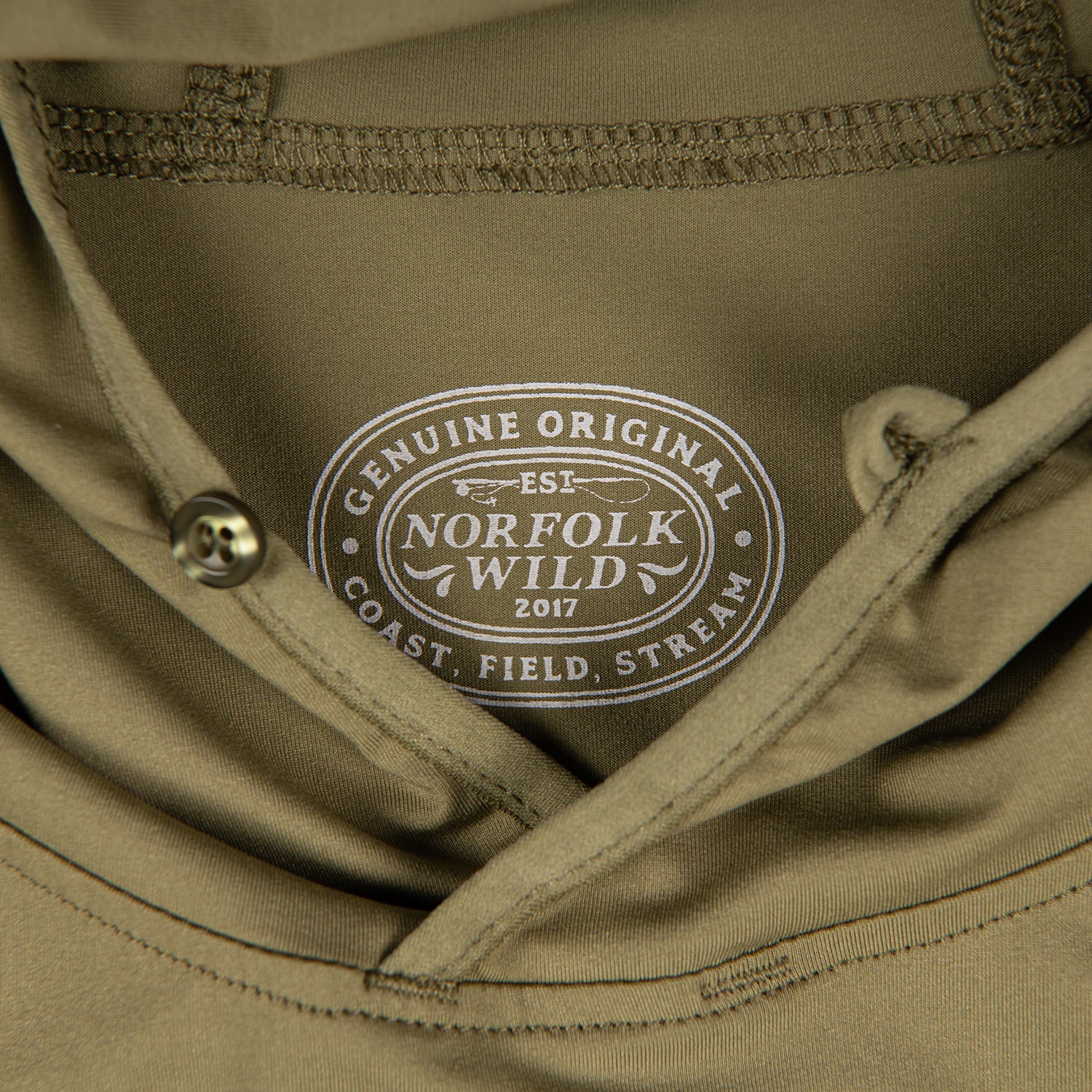 Norfolk Wild - Tailwater Hooded Long Sleeve inside graphic